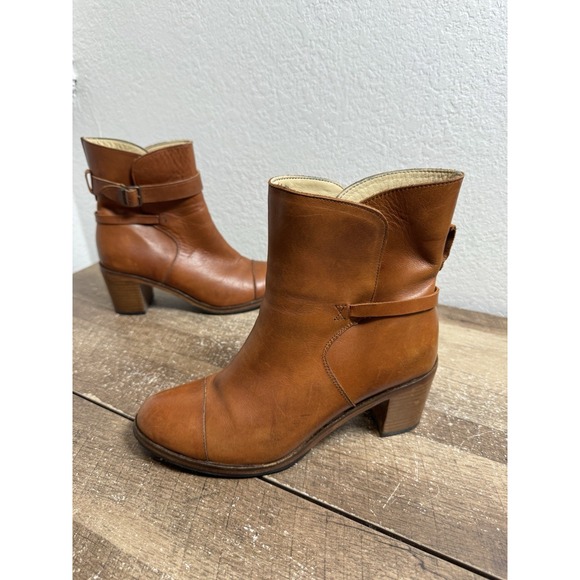 Wolverine 1000 Mile X Bonny Pull On Boots Women 6 B Brown Heeled Mid Calf - Picture 2 of 8